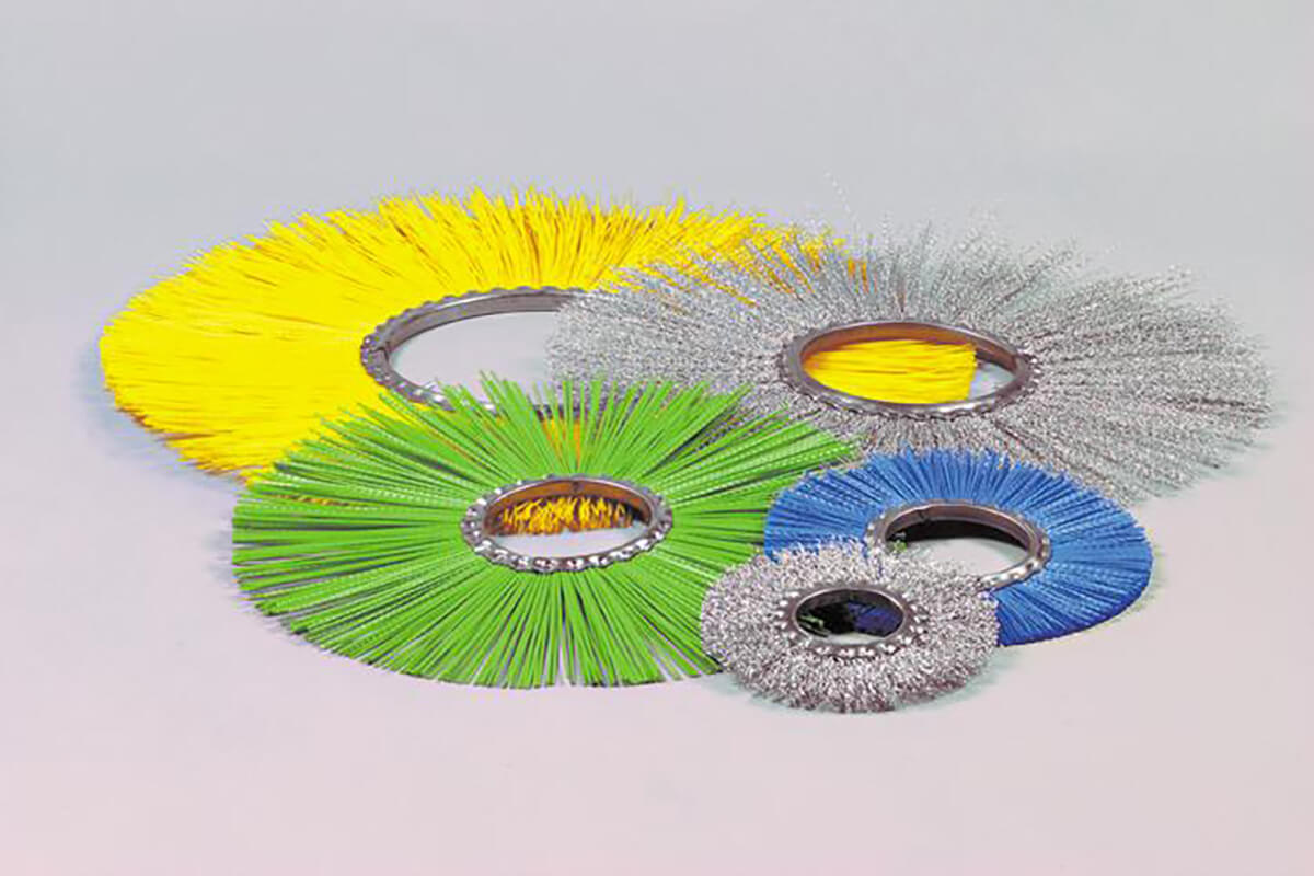 Brush ring steel profile sweeping and cleaning - KOTI